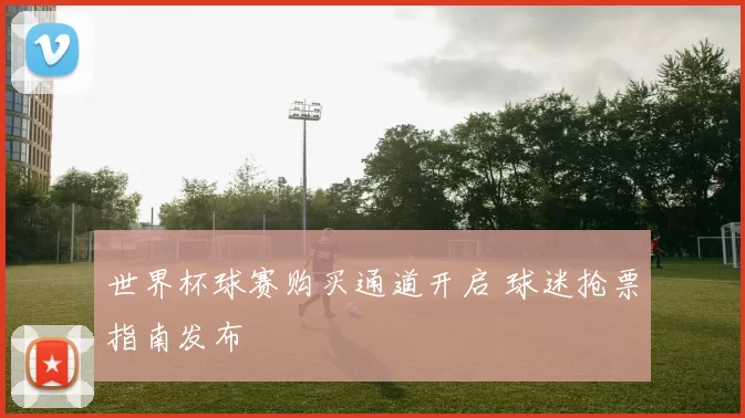 世界杯球赛购买通道开启 球迷抢票指南发布